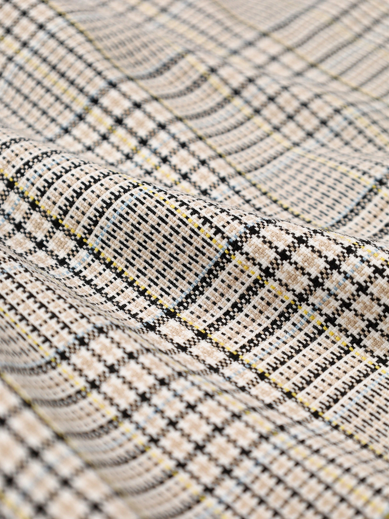 Брюки свободного кроя в клеточку